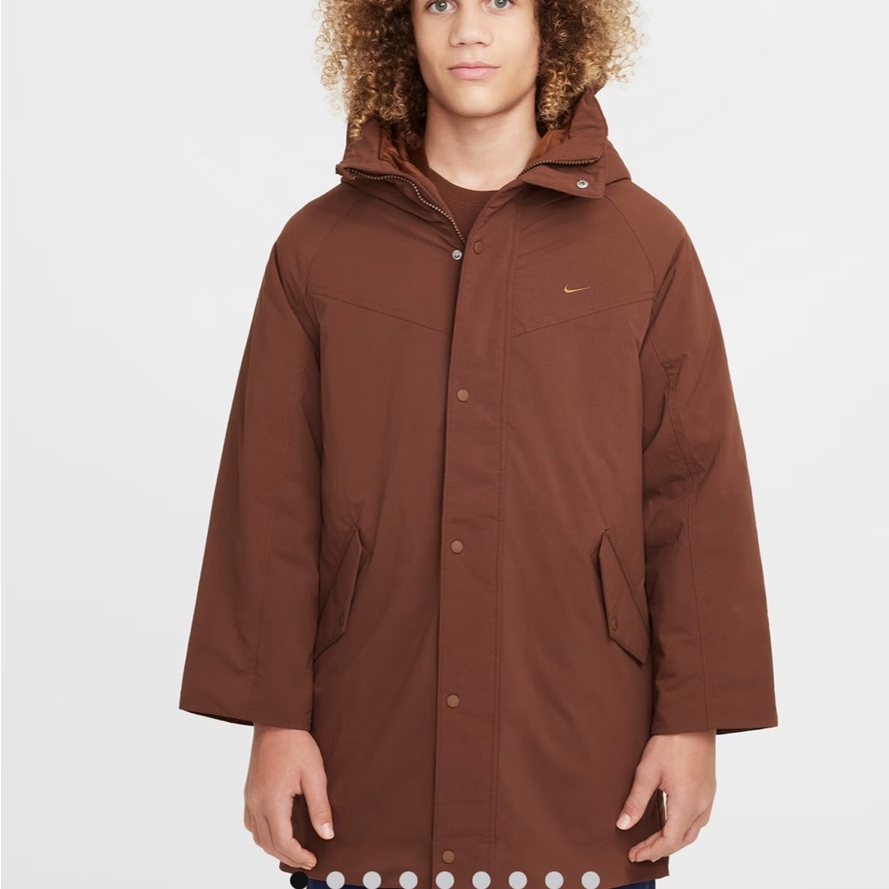 Msrp $140 Nike Sportswear Metro Ground Big Kids' Parka Small